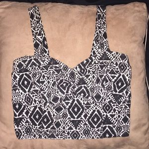 ➿ Aztec print crop top ➿